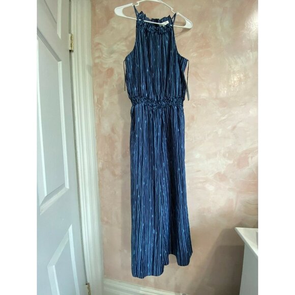London times striped jumpsuit Romper navy blue - Picture 4 of 8